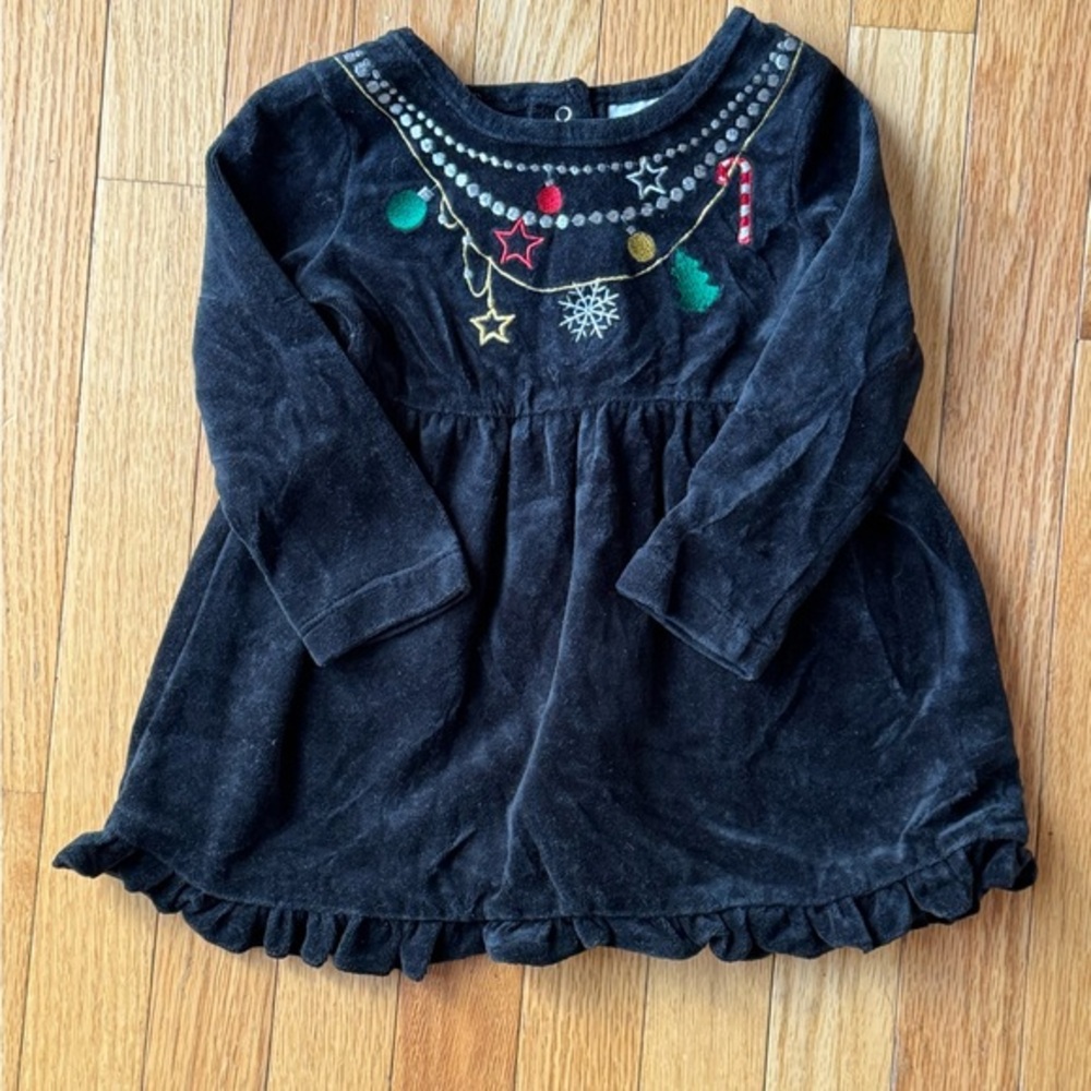 Vintage Flapdoodles Embroidered Christmas Dress (24m)